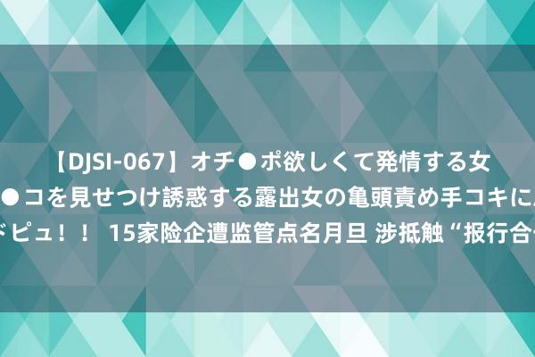 【DJSI-067】オチ●ポ欲しくて発情する女たち ところ構わずオマ●コを見せつけ誘惑する露出女の亀頭責め手コキに思わずドピュ！！ 15家险企遭监管点名月旦 涉抵触“报行合一”、精算假定不审慎等四大问题