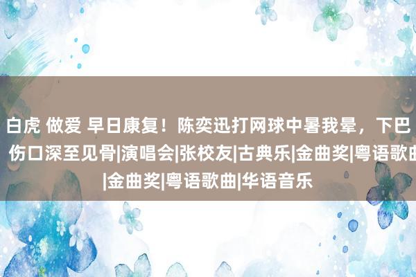 白虎 做爱 早日康复！陈奕迅打网球中暑我晕，下巴缝合30针，伤口深至见骨|演唱会|张校友|古典乐|金曲奖|粤语歌曲|华语音乐