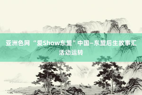 亚洲色网 “爱Show东盟”中国—东盟后生故事汇活动运转